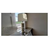 GOLD & WHITE " BAND" LAMPS (2