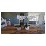 2PC-FAUX " ORCHID" PLANTS