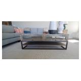 WOOD " DISPLAY CASE" COFFEE TABLE (4