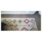 MULTI-COLOR " SAN MIGUEL" WOOL AREA RUG (5