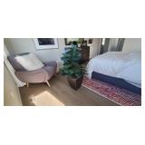 FAUX FLOOR PLANT IN BLACK POTTER (3