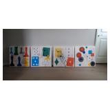 4PC-" CARDS & CHESS" CANVAS PRINTS (2