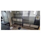 BLACK METAL " HOOK" FLOOR LAMP (4