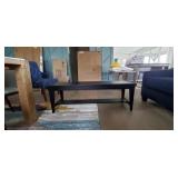BLACK WOOD BENCH (4