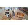 WOOD KITCHEN ACCESSORIES-CUTTING BOARDS, TEA POT,