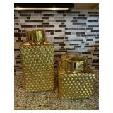 2PC GOLD JAR