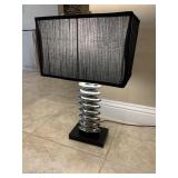 SILVER LAMP 23.25"