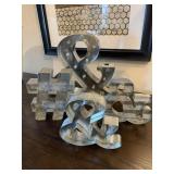 4PC SILVER SIGNS