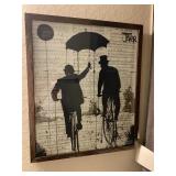 PRINT WITH BRONZE FRAME 25.75"x21.5"