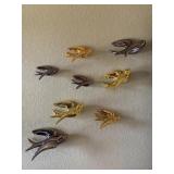 8PC WALL BIRDS