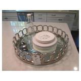 SERVING TRAY & PLATES