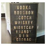 BROWN CANVAS BAR ART