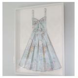 LARGE SHADOW BOX W/DRESS MAP