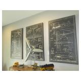 AIRPLANE CANVAS PRINTS(3)