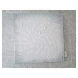 WHITE FLOWER WALL CANVAS