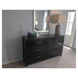 3PC-CHOCOLATE WOOD DRESSER & NIGHT STANDS