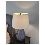 GRAY/BLUE CRYSTAL SIDE LAMPS