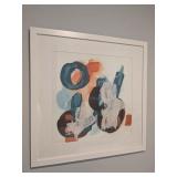 COLORFUL "CIRCULAR SWIRLS" WALL ART