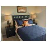 BLUE "CARS" BEDDING WITH PLAYING TRUCK