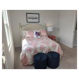 CREAM & RED BEDDING
