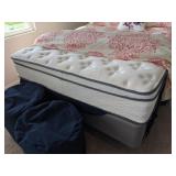 SIERRA SLEEP FULL MATTRESS, BOX SPRING & RAILS