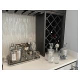 ASST. WINE ACCESSORIES W/WINE GLASSES