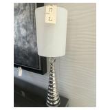 SILVER METAL LAMPS