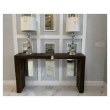 WOOD CONSOLE TABLE