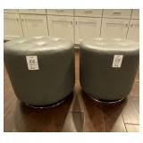 GRAY OTTOMANS