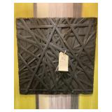 2PC BLACK WALL DECO