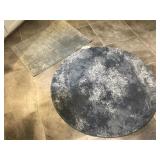 2 ASSORTED THROW RUGS