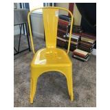 METAL YELLOW DESK CHAIR