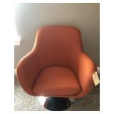 ORANGE SWIVEL CHAIR