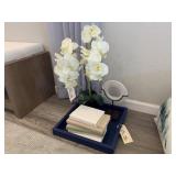 NAVY TRAY, DISC DÉCOR, ORCHID,MISC.
