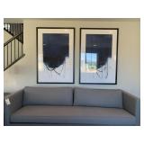NAVY "PANT BRUSH" WALL ART PRINT