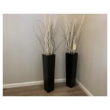 FAUX POTTED TWIG PLANTS