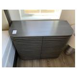RUSTIC GREY WOOD BEDSIDE CHESTS