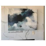 BLUE, WHITE, & TEAL CANVAS