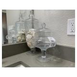 GLASS CANNISTERS