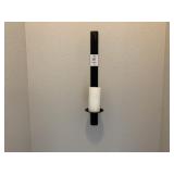 BLACK WALL MOUNT CANDLE HOLDER