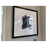 BLUE WOMAN PRINT
