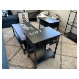 SIDE TABLES & COFFEE TABLE SET