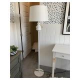 "SAFAVIEH" WHITE FLOOR LAMP
