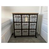 METAL LOCKER STYLE NIGHSTANDS