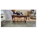 WOOD CONSOLE TABLE