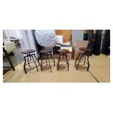 WOOD BAR STOOLS