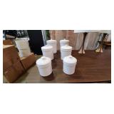 6PC-WHITE CANISTER SET