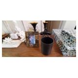 5PC-BLACK DÉCOR ITEMS