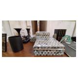 3PC-BLUE & BROWN STORAGE BOXES