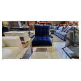 BLUE & GOLD SIDE CHAIR